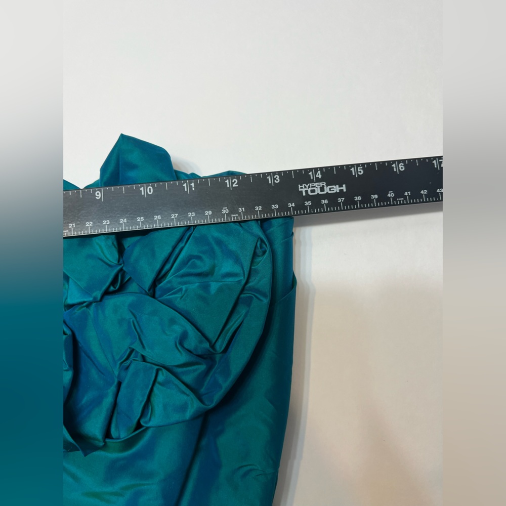 Juan Carlos Pinera Silk Corset Top Ruffle Detail Blue Size Small Vintage Bustier - Picture 7 of 8